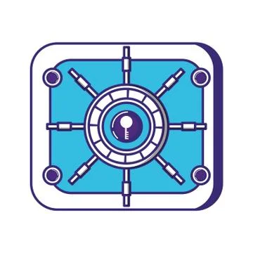 Safe heavy box icon イラスト素材