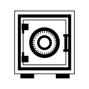 Safe heavy box icon 스톡 일러스트