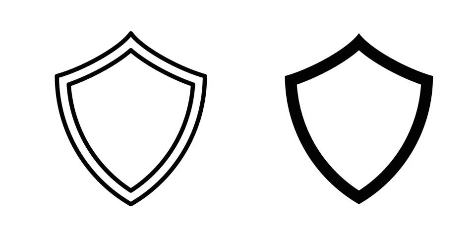 Safe icon for design projects and web UI Stock Illustration