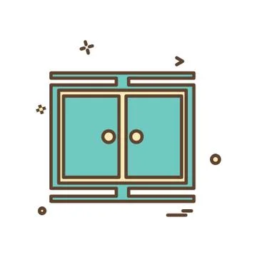Safe icon design vector Stock Illustration