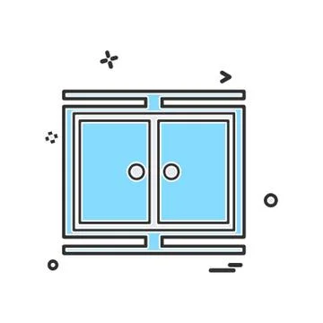Safe icon design vector Stock Illustration
