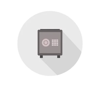 Safe icon illustrated in vector on white background safe icon illustrated ... Stock Photos