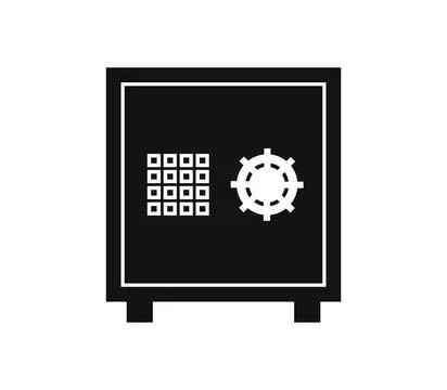 Safe icon illustrated in vector on white background safe icon illustrated ... Stock Photos