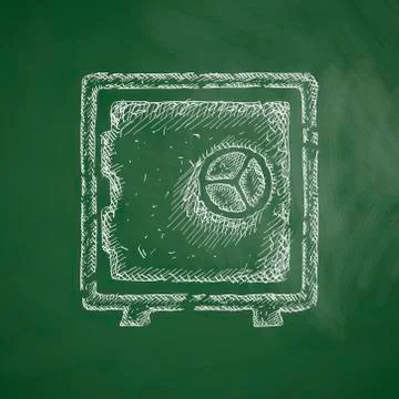 Safe icon Stock Illustration