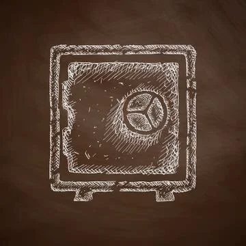 Safe icon Stock Illustration