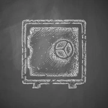 Safe icon Stock Illustration