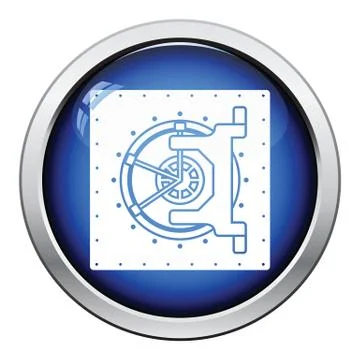 Safe icon Illustrazione stock