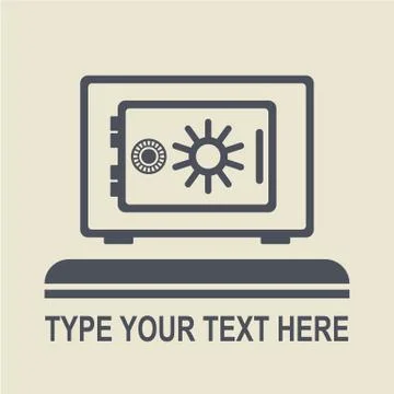 Safe icon Stock Illustration