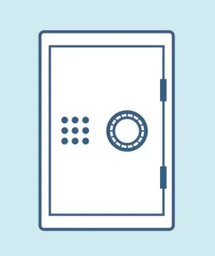 Safe icon Stockillustratie