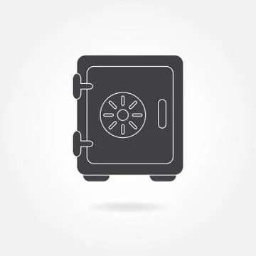 Safe icon isolated on white background. Security concept. Vector illustration.  스톡 일러스트