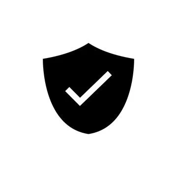 Safe icon logo design template isolated illustration Stock Illustration