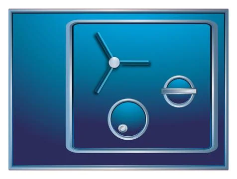 Safe Stock Illustration