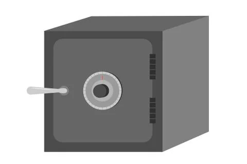 Safe Stock Illustration