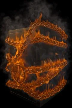 Safe Stock Illustration