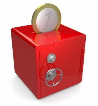 Safe Stock Illustration