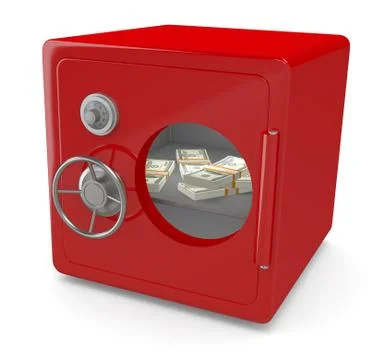 Safe Stock Illustration