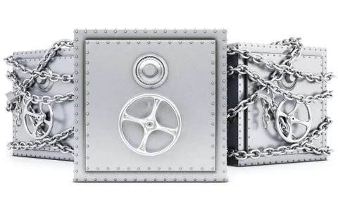 Safe Stock Illustration