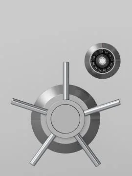 Safe Stock Illustration