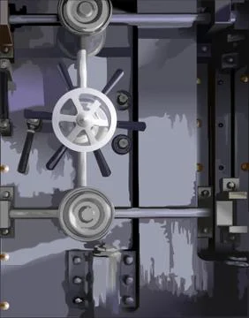 Safe Stock Illustration