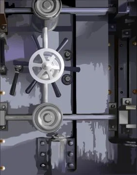 Safe Stock Illustration