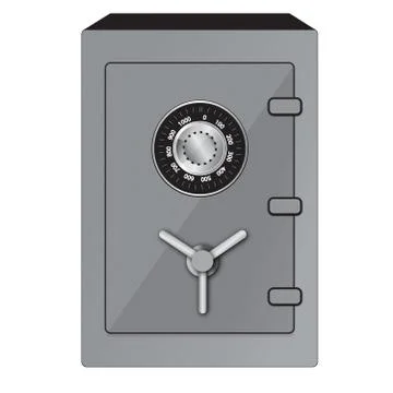 Safe Stock Illustration