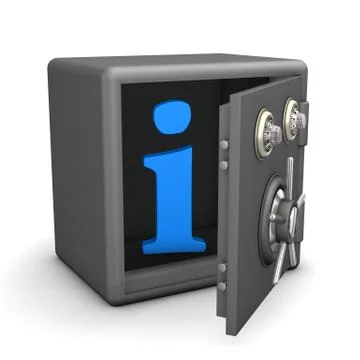 Safe info Illustrazione stock