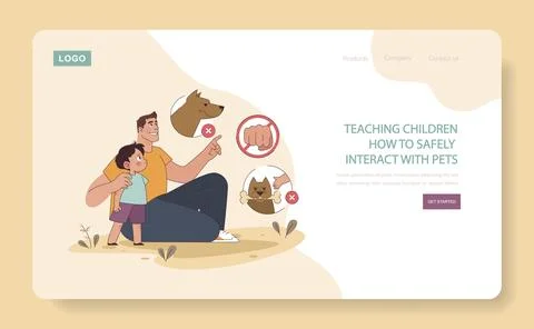 Safe Interactions concept. Stock Illustration