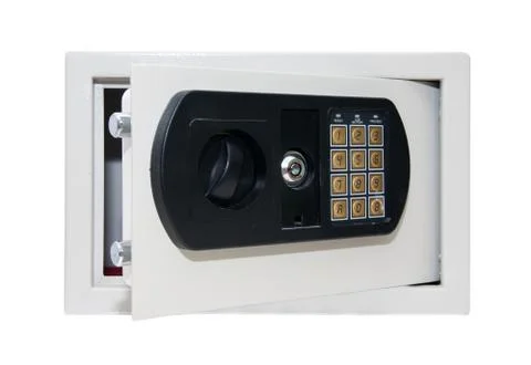 Safe isolated on white background Stock Photos