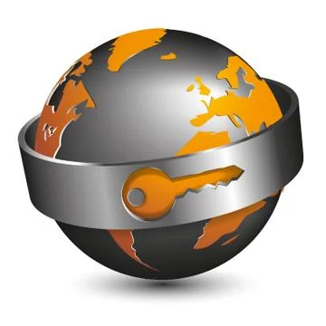 Safe Key Stock Illustration