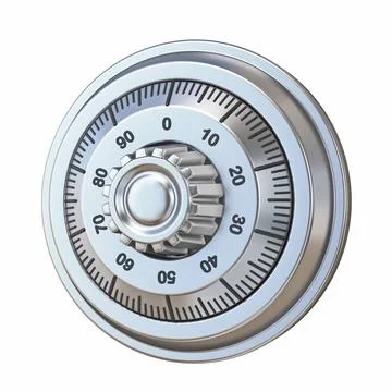 Safe lock 3D Safe lock 3D rendering illustration isolated on white backgro... Stock Photos