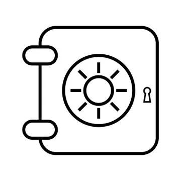 Safe locker icon , vector Stockillustratie