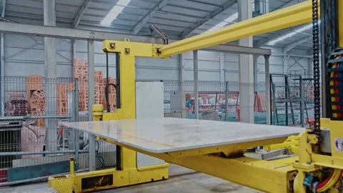 Safe Marble Handling with Vacuum Technology Video stock 304241037