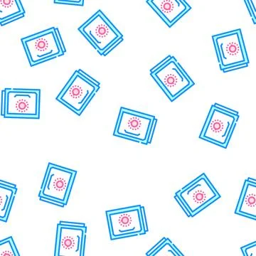 Safe money storage vector seamless pattern Illustrazione stock
