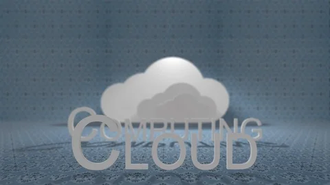 Safe online cloud computing online storage network connectivity for devices Video stock 87436920