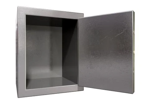 Safe open empty Illustrazione stock