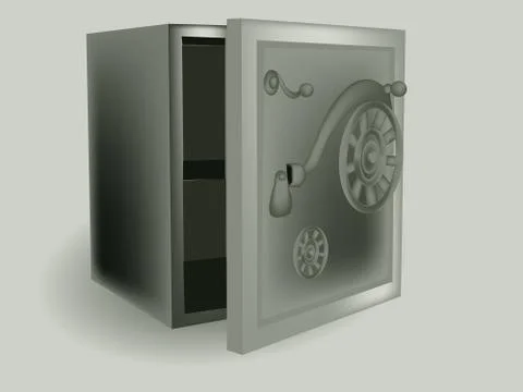 Safe open Illustrazione stock