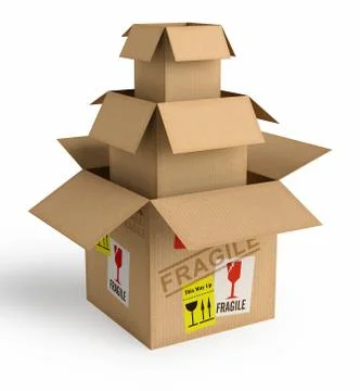 Safe Packaging Ilustración de archivo