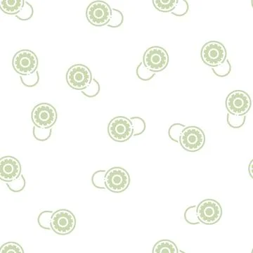 Safe padlock glyph vector seamless pattern Illustration