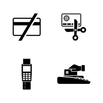 Safe payment. Simple Related Vector Icons Stock Illustration