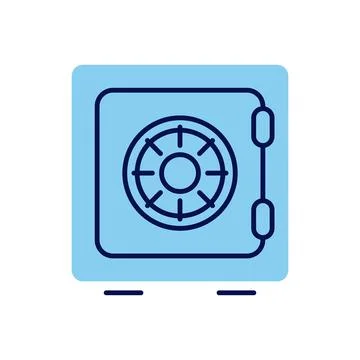 Safe related vector icon 스톡 일러스트