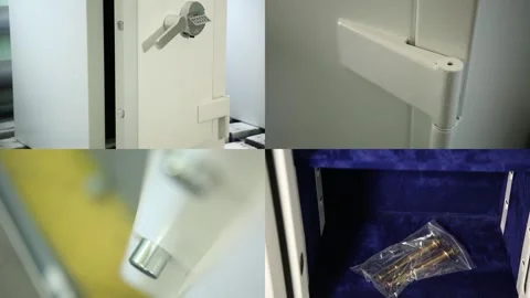 Safe. Safe production. Split Screen. Stock Footage 256154695