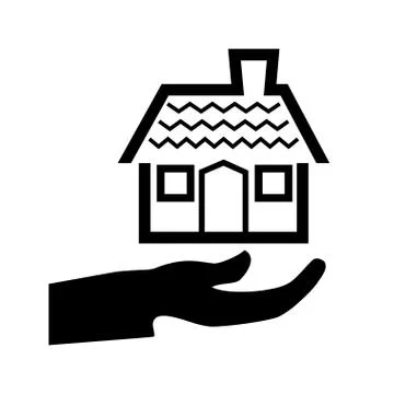 Safe secure house padlock icon vector illustration Stock Illustration