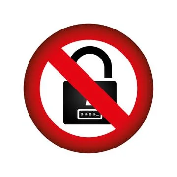 Safe secure padlock icon 스톡 일러스트