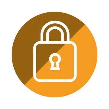 Safe secure padlock icon Stock-Illustration