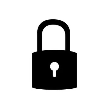 Safe secure padlock icon Stock Illustration