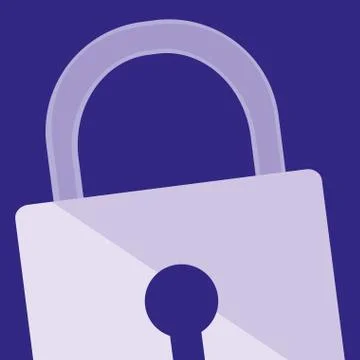Safe secure padlock icon Stock Illustration