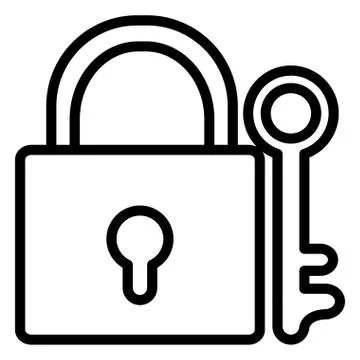 Safe secure padlock icon Stock-Illustration