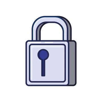Safe secure padlock icon イラスト素材