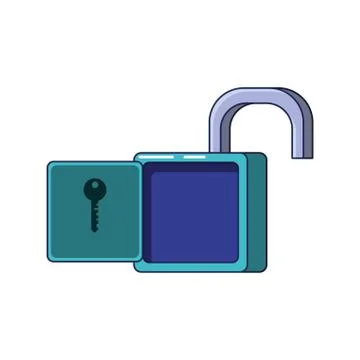 Safe secure padlock icon Stock-Illustration