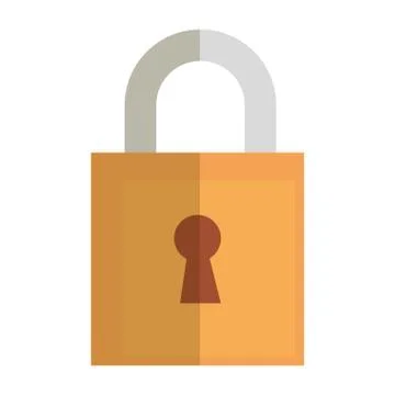 Safe secure padlock icon Stock-Illustration
